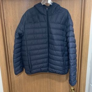 Men’s Down Puffer Hooded Jacket XXL